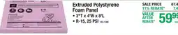 Menards Extruded Polystyrene Foam Panel offer
