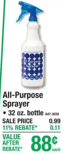 Menards All-Purpose Sprayer offer