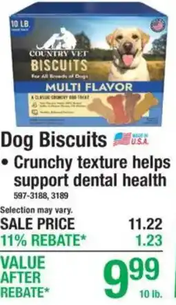 Menards Country Vet Biscuits offer
