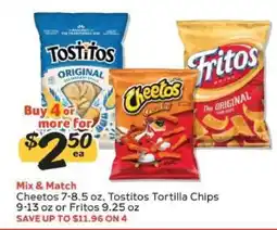 Winn Dixie Cheetos, Tostitos Tortilla Chips, Fritos offer