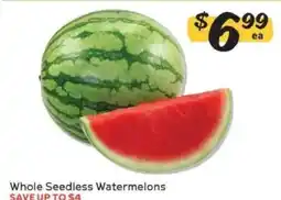 Winn Dixie Whole Seedless Watermelons offer