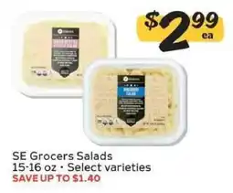 Winn Dixie SE Grocers Salads offer