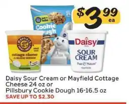 Winn Dixie Daisy Sour Cream or Mayfield Cottage Cheese or Pillsbury Cookie Dough offer