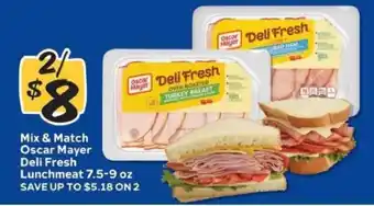 Winn Dixie Oscar Mayer Deli Fresh Lunchmeat offer