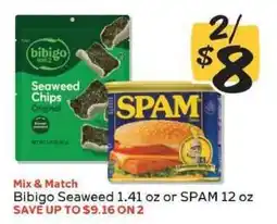Winn Dixie Bibigo Seaweed 1.41 oz or SPAM 12 oz offer