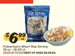 Winn Dixie Fisherman's Wharf Raw Shrimp offer