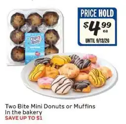 Winn Dixie Two Bite Mini Donuts or Muffins offer