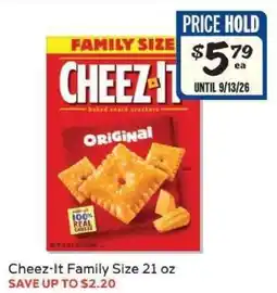 Winn Dixie Cheez-It Family Size 21 oz offer