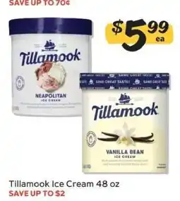 Winn Dixie Tillamook Ice Cream offer