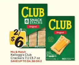 Winn Dixie Kellogg's Club Crackers offer