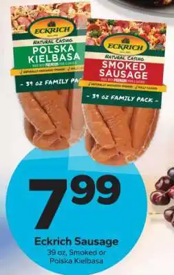 Save a Lot Eckrich sausage offer