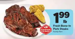 Save a Lot Fresh Bone-In Pork Steaks offer