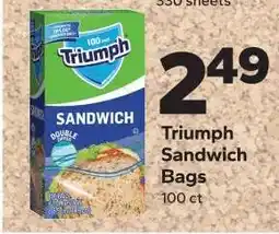 Save a Lot Triumph Sandwich Bags offer
