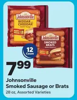 Save a Lot Johnsonville Smoked Sausage or Brats offer