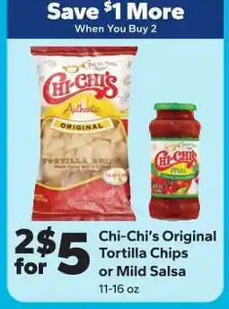 Save a Lot Chi-Chi's Original Tortilla Chips or Mild Salsa offer