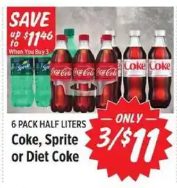 Rouses 6 Pack Half Liters offer