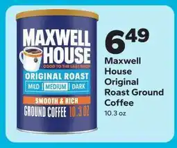 Save a Lot Maxwell House Original Roast Ground Coffee offer