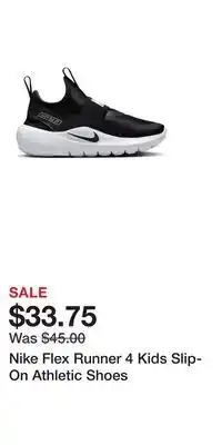 Kohl's Nike Flex Runner 4 Kids Slip-On Athletic Shoes offer