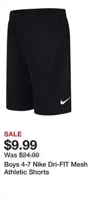 Kohl's Boys 4-7 Nike Dri-FIT Mesh Athletic Shorts offer