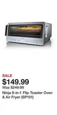 Kohl's Ninja 8-in-1 Flip Toaster Oven & Air Fryer (SP151) offer