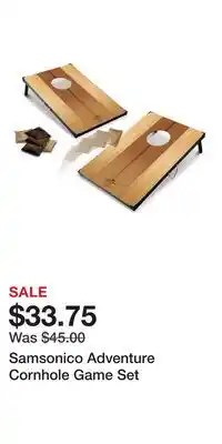 Kohl's Samsonico Adventure Cornhole Game Set offer