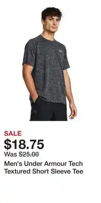 Kohl's Men's Under Armour Tech Textured Short Sleeve Tee offer