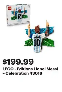 Best Buy LEGO - Editions Lionel Messi – Celebration 43018 offer