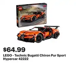 Best Buy LEGO - Technic Bugatti Chiron Pur Sport Hypercar 42222 offer