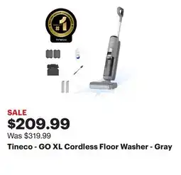 Best Buy Tineco - GO XL Cordless Floor Washer - Gray offer