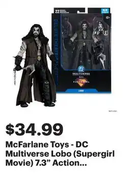 Best Buy McFarlane Toys - DC Multiverse Lobo (Supergirl Movie) 7.3 Action Figure (Deluxe Theatrical Edition) offer