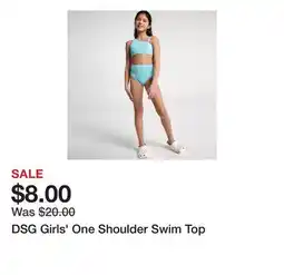 Dick's Sporting Goods DSG Girls' One Shoulder Swim Top offer