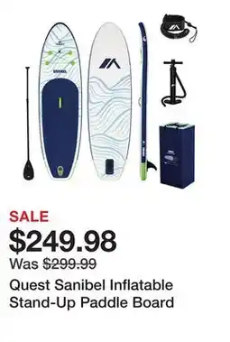 Dick's Sporting Goods Quest Sanibel Inflatable Stand-Up Paddle Board offer