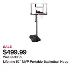 Dick's Sporting Goods Lifetime 52 MVP Portable Basketball Hoop offer