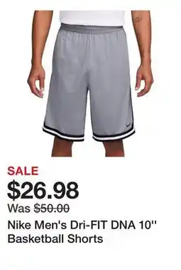 Dick's Sporting Goods Nike Men's Dri-FIT DNA 10'' Basketball Shorts offer