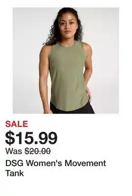 Dick's Sporting Goods DSG Women's Movement Tank offer