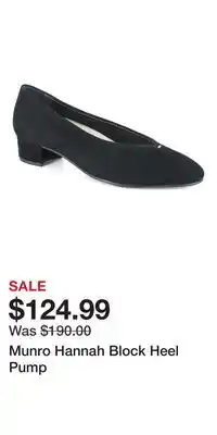 Nordstrom Munro Hannah Block Heel Pump offer