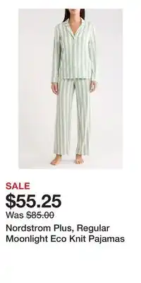 Nordstrom Nordstrom Plus, Regular Moonlight Eco Knit Pajamas offer