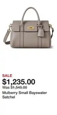 Nordstrom Mulberry Small Bayswater Satchel offer