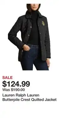 Nordstrom Lauren Ralph Lauren Butterpile Crest Quilted Jacket offer
