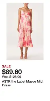Nordstrom ASTR the Label Maeve Midi Dress offer