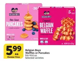 Albertsons Belgian Boys Waffles or Pancakes offer