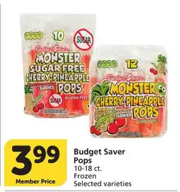Albertsons Budget Saver Pops offer