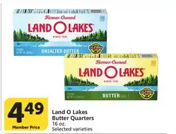 Albertsons Land O Lakes Butter Quarters offer