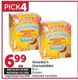 Albertsons Smucker's Uncrustables offer