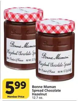 Albertsons Bonne Maman Spread Chocolate Hazelnut offer