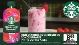 Vons STARBUCKS REFRESHERS CONCENTRATES offer