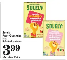 Pavilions Solely Fruit Gummies offer