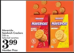 Pavilions Mavericks Sandwich Crackers offer