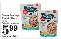 Pavilions Seven Sundays Protein Oats offer