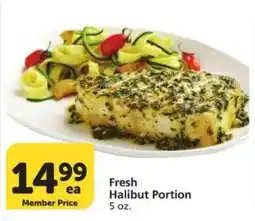 Vons Fresh Halibut Portion offer